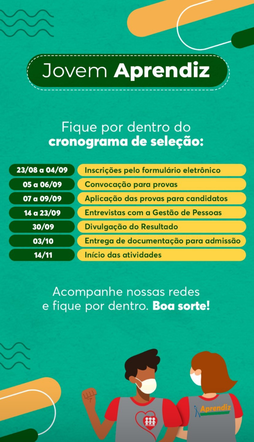 Jovem aprendiz na Santa Casa Empregos Recife